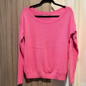 Abercrombie & Fitch Pink Scoop Neck Sweater